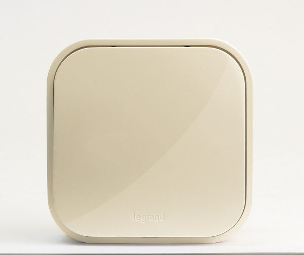 Купить Legrand Quteo Бежевый Переключатель 1-клавишный 10А 782234