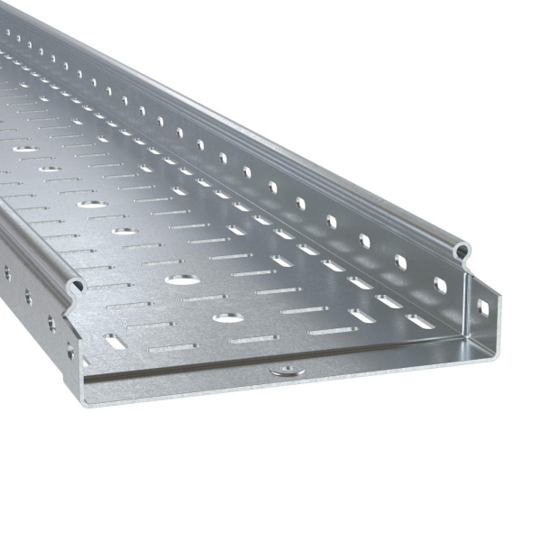 Купить DKC Лоток перфорированный 50x500х4000, 1,2 мм, цинк-ламельный