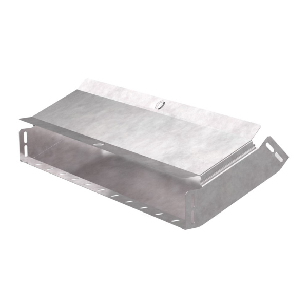 Промрукав Угол вертикальный внутренний 45 градусов с крышкой Стандарт 600х80 PR16.0599