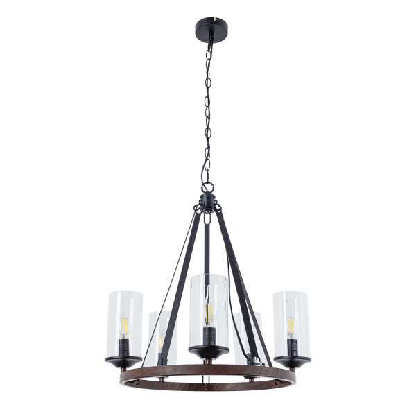 Arte Lamp DALIM Светильник подвесной лампа накаливания A7014SP-5BK Arte Lamp DALIM Светильник подвесной лампа накаливания A7014SP-5BK