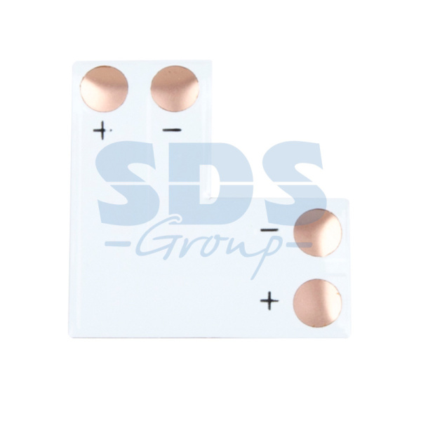 LAMPER Плата соединительная (L) для одноцветных светодиодных лент шириной 10 мм 144-122