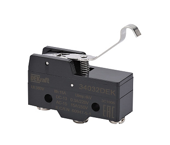 Dekraft Миниатюрный конц. вык. 1НО1НЗ шарнирного крюкового типа