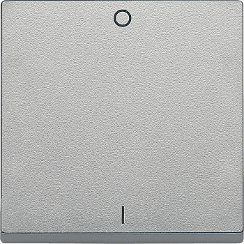 SE Merten SM Алюминий Клавиша 1-ая с символами 0/1(MTN433260)