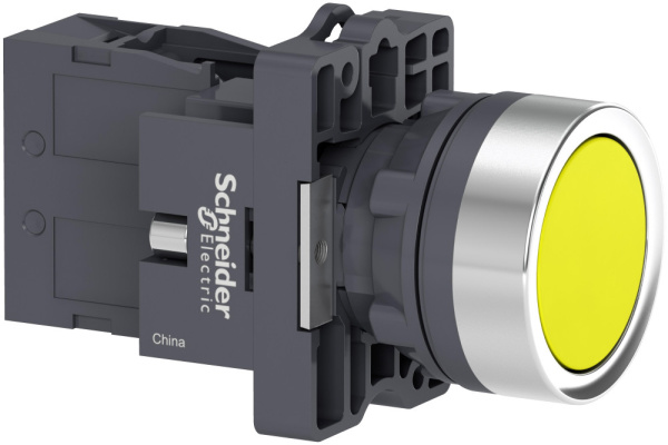 Купить SE Кнопка с фиксацией желтая 1НO (XA2EH051)