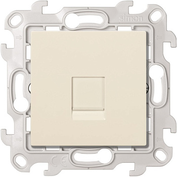 Simon 24 Слоновая кость Розетка для передачи данных RJ45 Cat.6 UTP 2410599-031