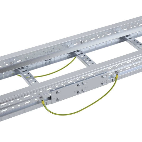 Купить DKC Термокомпенсационный соединитель для лотка U5, H100, в комплекте с метизами, цинк-ламельный (аналог горячеоцинкованного)