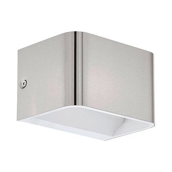 Eglo 98424 Cветодиодный бра SANIA 4, 6W(LED), 600lm, L130, H80, А90, алюминий, никель матовый