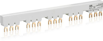 ABB Разводка шинная 3-фазн. PS1-5-1-65 до 65А для 5-и автоматов типа MS116, MS132, MS132-T, MO132 с 1-м доп. контактом 1SAM201906R1115