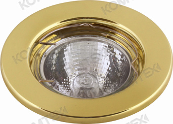 Comtech Carina Светильник галогеновый встраиваемый MR16 1x50W GU5.3 золото P002001/L