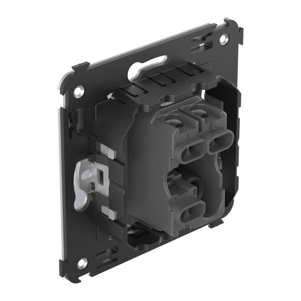 Купить DKC Переключатель одноклавишный в стену, "Avanti", "Закаленная сталь"