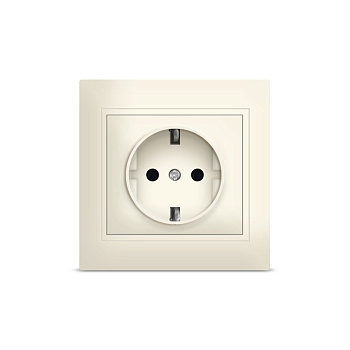 UNIVersal "Севиль" Розетка "Слоновая кость" с/з Б-С0028