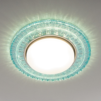 Elektrostandard 3028 GX53 TF тиффани Точечный светильникик a043180