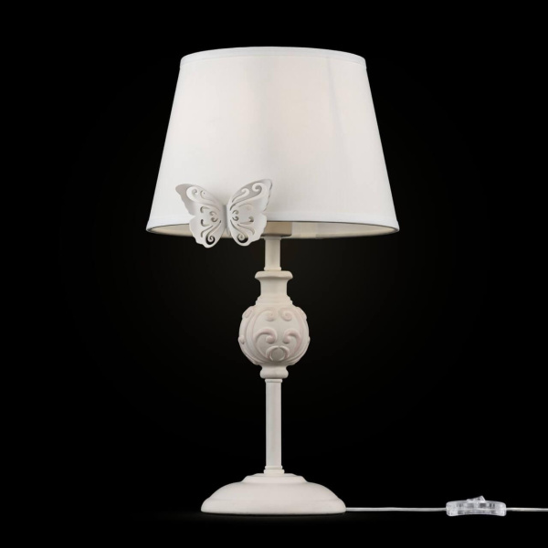 Maytoni Elegant Fiona Белый Настольная лампа 1xE14 40W ARM032-11-PK Купить Maytoni Elegant Fiona Белый Настольная лампа 1xE14 40W ARM032-11-PK