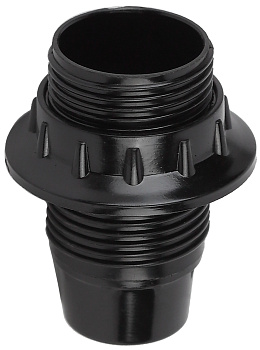 ЭРА ACS PTR/KOL-E14-BAK-BL-IND Черный Патрон Е14 с кольцом бакелит