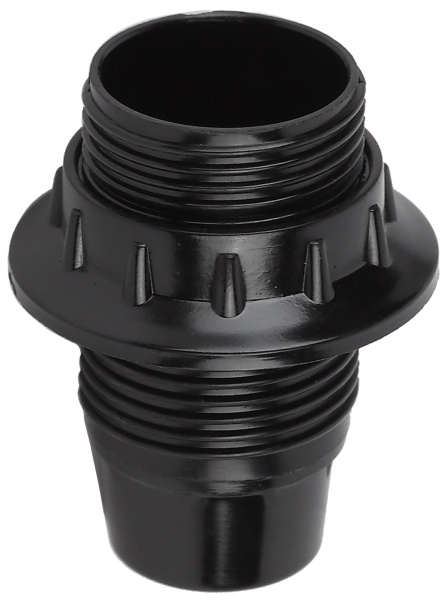 ЭРА ACS PTR/KOL-E14-BAK-BL-IND Черный Патрон Е14 с кольцом бакелит