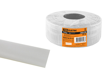 TDM Термоусаживаемая трубка ТУТнг 60/30 белая (25 м/ролл) SQ0518-0113