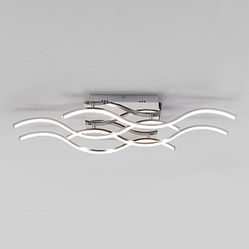 Eurosvet Потолочный светодиодный светильник 90022/4 хром 00000078422