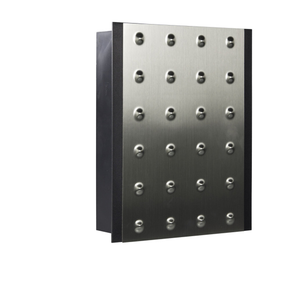 Zamel Звонок Bittorf двухтональный электромеханический, 220 В, серебро 411 (240 V) SRB