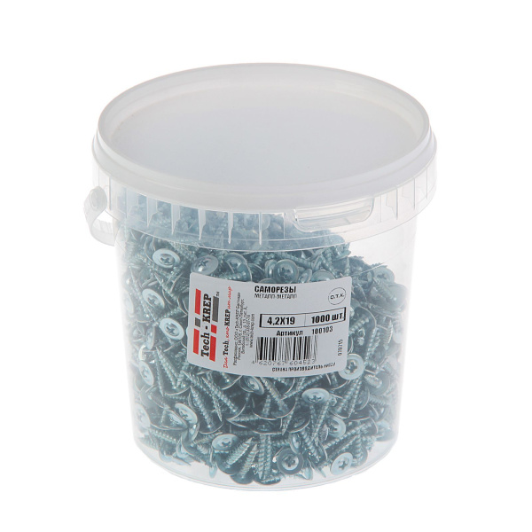 Tech-Krep Саморез ШСММ 4,2х19 (1000 шт) - ведро 100103