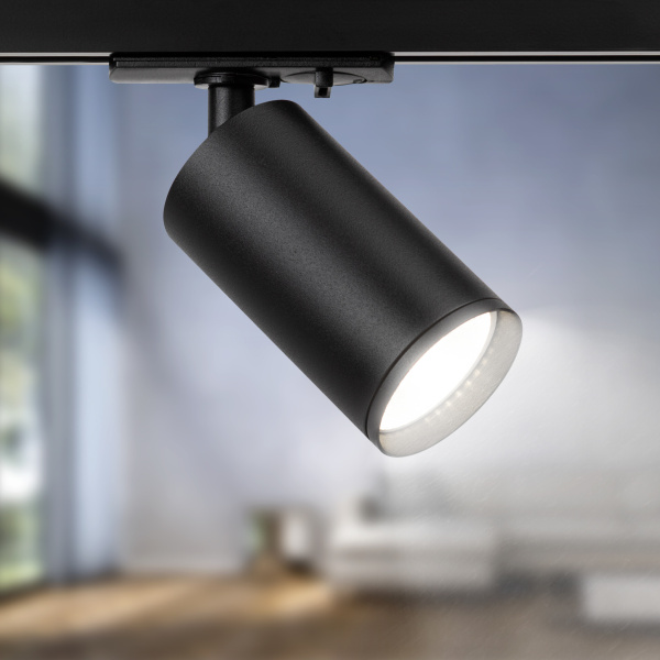 ЭРА Трековый светильник однофазный TR39-GU10 BK MR16 черный под лампу ЭРА Трековый светильник однофазный TR39-GU10 BK MR16 черный под лампу