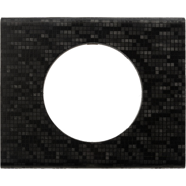 Купить Legrand Celiane2 Кожа блэк пиксел Рамка 1-я (2 мод) 069451