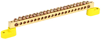 IEK Шина PE земля на двух угловых изол ШНИ-8х12-22-У2-Ж