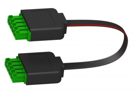 SE Acti 9 Smartlink Готовые кабели с двумя разъемами: 6 коротких (100 мм) A9XCAS06