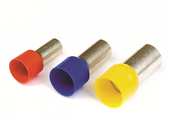 DKC Наконечник-гильза 8 мм с изолир.фланцем 0,50 кв.мм белый (НШВИ)