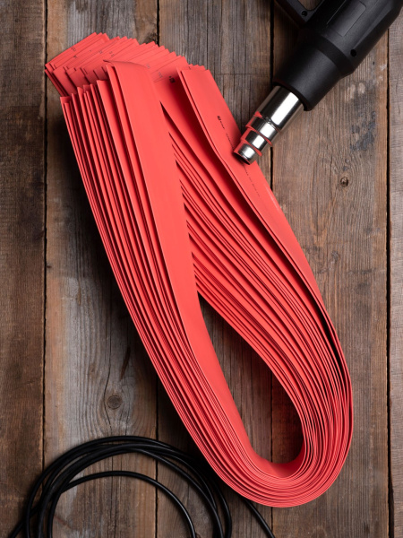 Купить EKF PROxima Термоусаживаемая трубка ТУТ нг 40/20 красная в отрезках по 1м