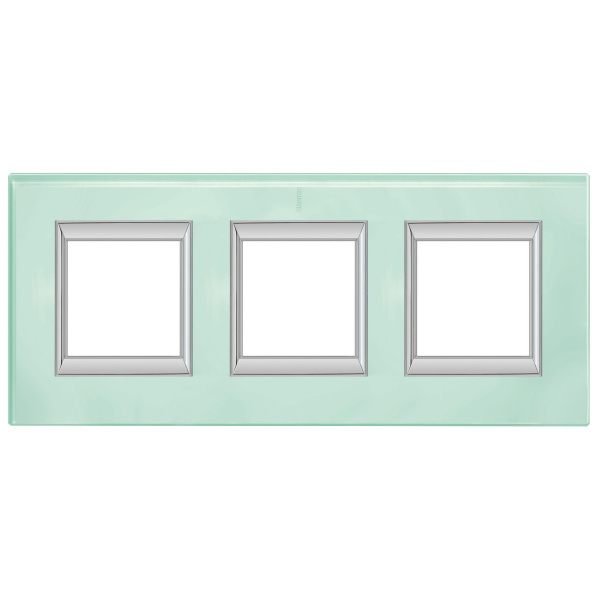 BT Axolute Кристалл Рамка 2+2+2 мод прямоугольная (надпись вертикально) HA4802/3VKA
