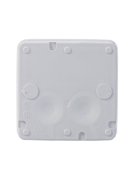 Купить ABB Коробка разветвительная квадратная 86х86 мм, IP 65, белая 2TKA140012G1