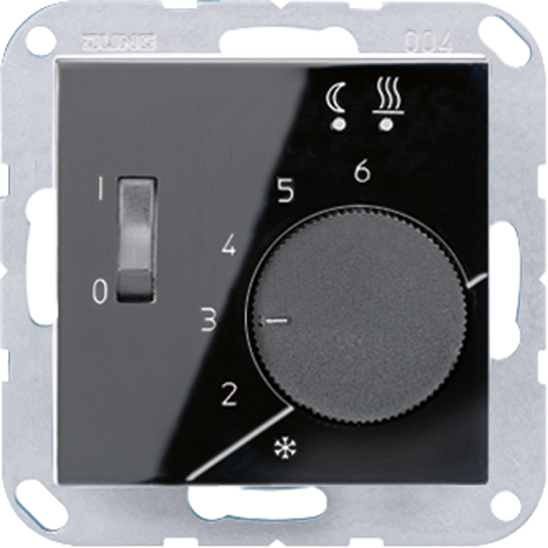 Купить JUNG A 500 Черный Регулятор теплого пола, 10(4)А FTRA231SW