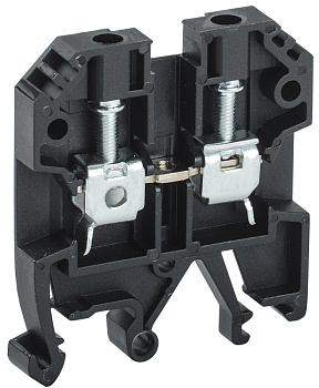 IEK Клемма винтовая КВИ-4мм2 черная