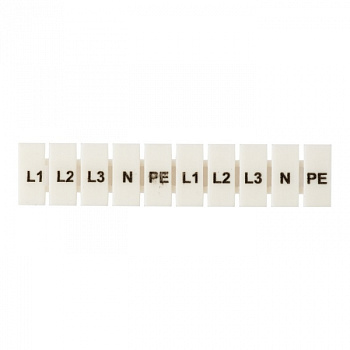 EKF PROxima Маркеры для JXB-ST 2,5 с символами "L1, L2, L3, N, PE" (10 шт.)
