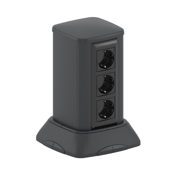 Купить DKC Миниколонна алюминиевая, 0.25м, цвет чёрный