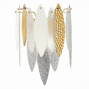 ST Luce SL1224.201.02 Бра Золото/Прозрачный, Белый E14 2*60W