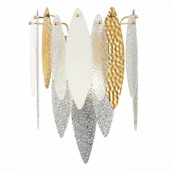 ST Luce SL1224.201.02 Бра Золото/Прозрачный, Белый E14 2*60W