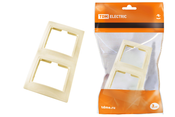 TDM Рамка 2-х постовая вертикальная сл. кость "Таймыр" SQ1814-0125