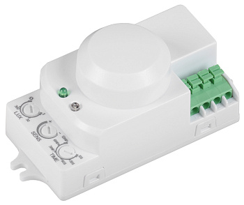 IEK Датчик движения ДД-МВ 201 белый, 1200Вт, 360 гр.,8М,IP20,