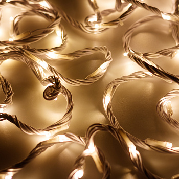 Arlight Светодиодная гирлянда ARD-STRING-HOME-10000-WHITE-99LED-RUN WARM (230V, 10.5W) (Ardecoled, IP20) 025920