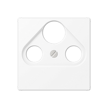 JUNG A Flow/A 550 Белый матовый Крышка для TV-FM-SAT розетки A561BFPLSATWWM
