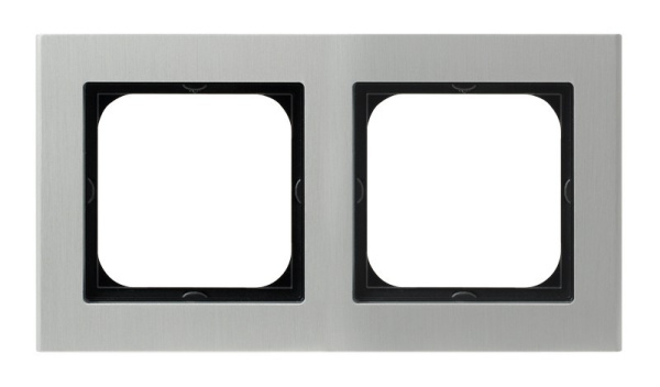 Ospel Sonata Алюминий Рамка 2-ая (6 мм без вставки) R-2RA/35