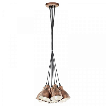 Eglo 49494 Подвес PRIDDY, 7х60W (E27), Ø385, сталь