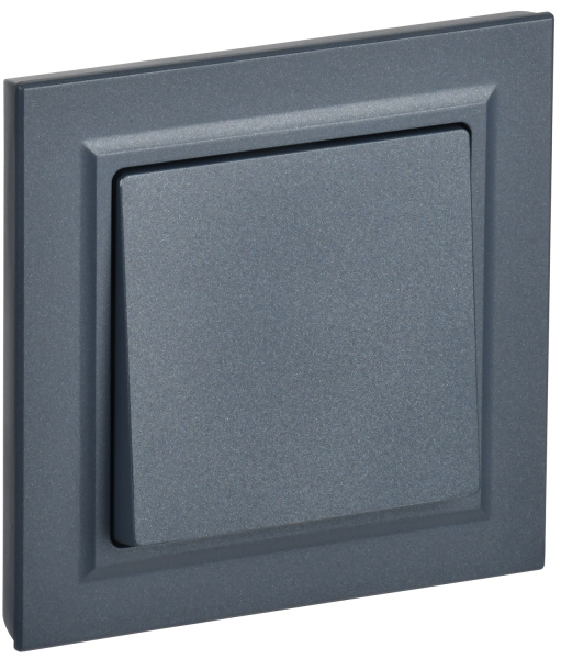 IEK BRITE Маренго Выключ. 1-кл. 10А в сборе ВСР10-1-0-БрМ