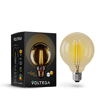 Voltega VG10-G95GE27warm6W Шар GOLD G95 Е27 6W 7084