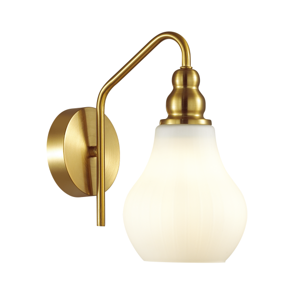 Купить Lumion 4562/1W MODERNI LN21 латунь Бра E27 60W 220V ELEONORA