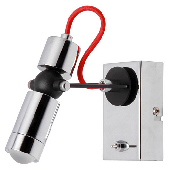 Lussole PROMO Металл Хром / черный Металл Светильник настенно-потолочный LED 5W LSP-9923 Lussole PROMO Металл Хром / черный Металл Светильник настенно-потолочный LED 5W LSP-9923