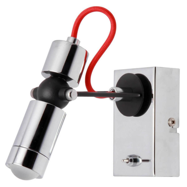 Lussole PROMO Металл Хром / черный Металл Светильник настенно-потолочный LED 5W LSP-9923 Lussole PROMO Металл Хром / черный Металл Светильник настенно-потолочный LED 5W LSP-9923