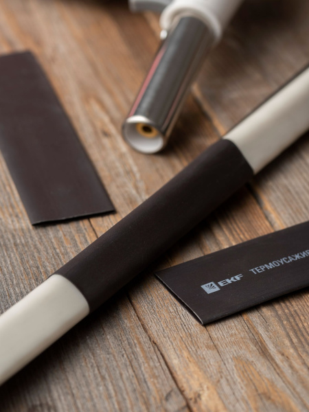 Купить EKF PROxima Термоусаживаемая трубка ТУТ нг 25/12,5 черная рулон