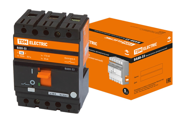 TDM ВА88-33 3Р 100А 35кА SQ0707-0011